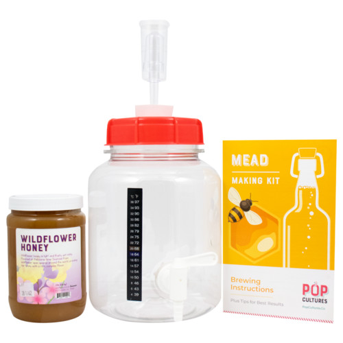 Mead making kit pop - making,