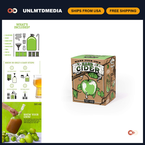 Diy hard cider kit complete - diy,